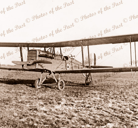 DH-9A Bi-plane at Point Cook, Victoria. 1920s