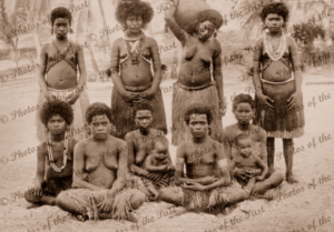 Group of Papuan women. Papua New Guinea