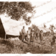 Campsite of unknown patrol Papua New Guinea. c 1940s
