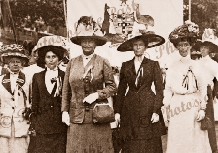 Australian Suffragettes in London, 1911