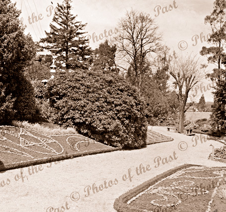 Town Hall Gardens. Ballarat, VIC. c 1940s
