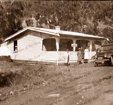 Mrs Anderson's "Ocean Road House" at Grassy Creek, Victoria. Providing accommodation, tea refreshments & picnic catering. Great Ocean Road. c1920s.