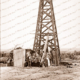 Drilling rig at Sparrow Avenue, Anglesea, Victoria. c1920s. Great Ocean Road