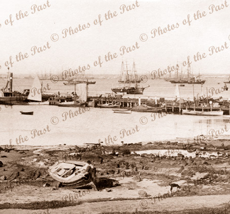Hobsons Bay from Williamstown, Victoria, 1870s?