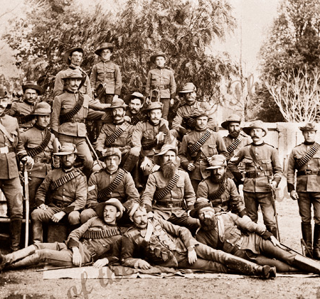 Teatree Gully Mounted Rifles. S.A. 1893-1905. Soldiers
