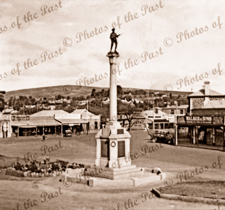 Soldier's memorial, Burra, South Australia. c1930. War.