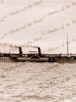 Paddle Steamer HYGEIA Excursion steamer, Melbourne, Vic. 1920s